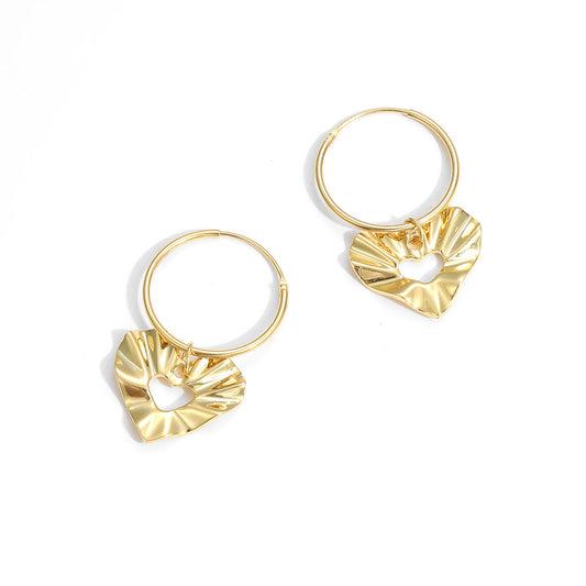 Luminous Love Hoops Earrings