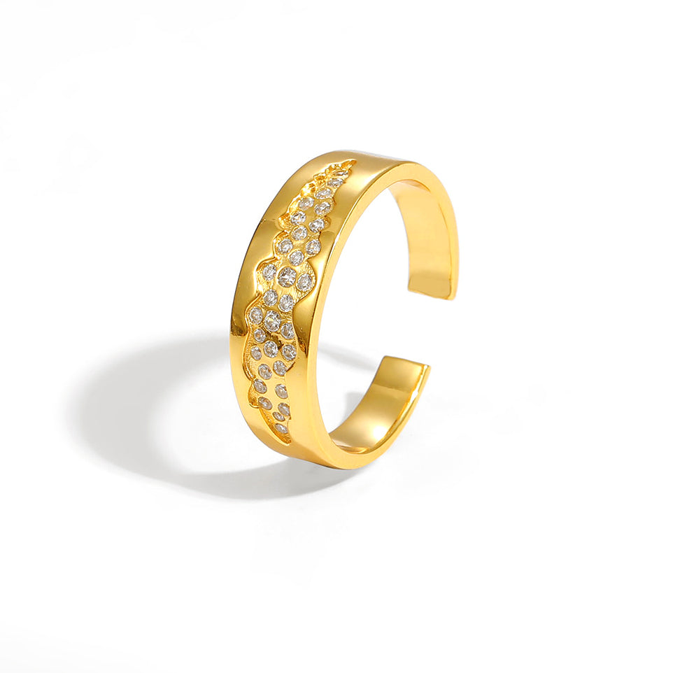 Onda di Luce Adjustable Ring