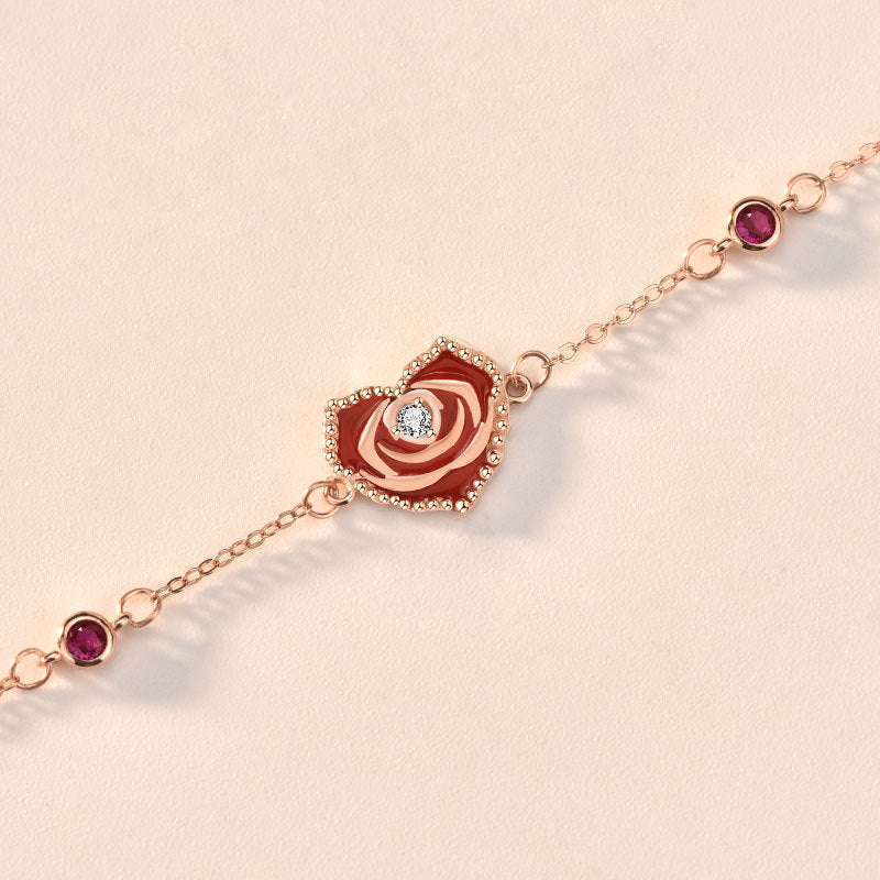 Bellissimo Cuore Rosa Bracelet