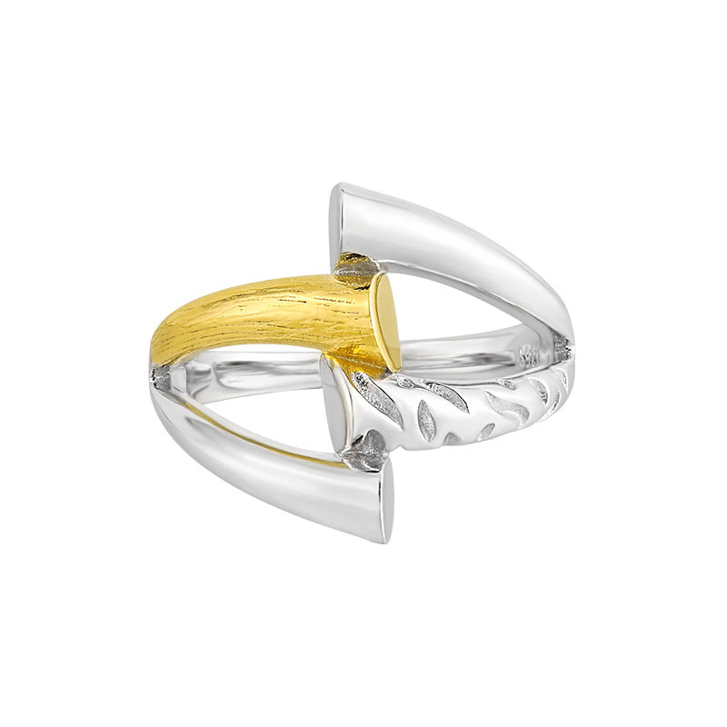 Trionfo d’Oro e Argento Adjustable Ring