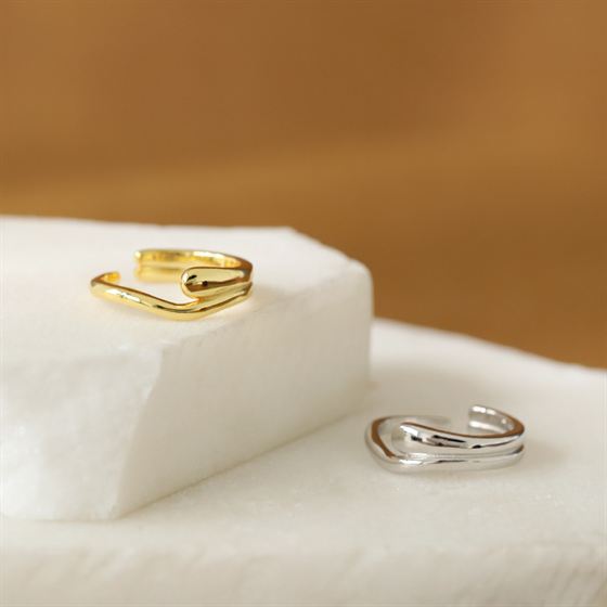 Percorso D’Oro Adjustable Ring