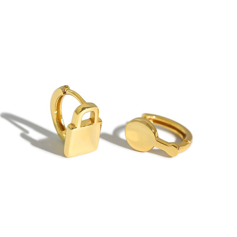 Luxe Lockset Hoop Earrings