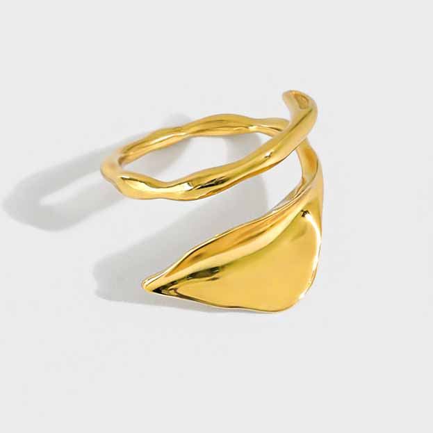 Petal Drift Adjustable Ring