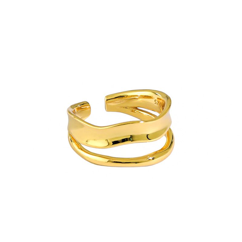 Ripple Loop Adjustable Ring