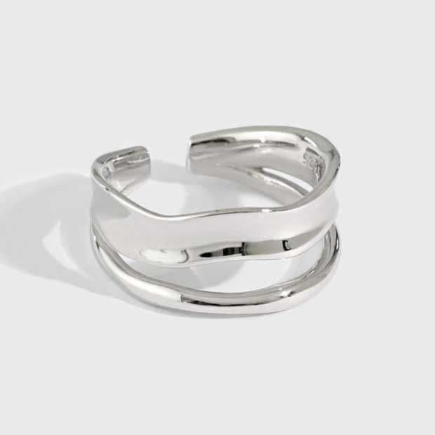 Ripple Loop Adjustable Ring