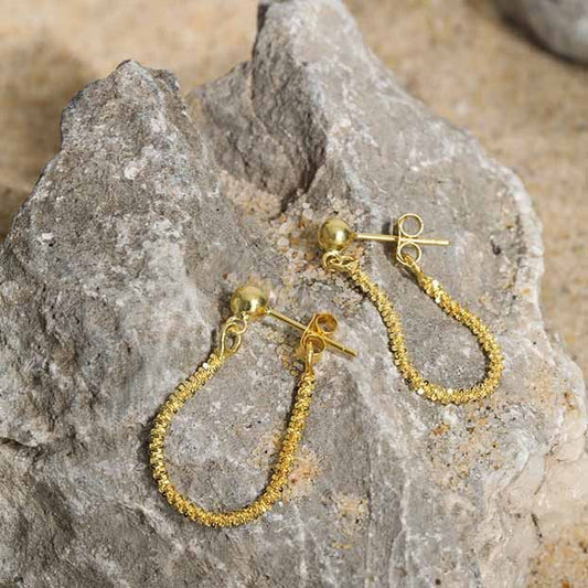 "Goldene Schleife" Earrings